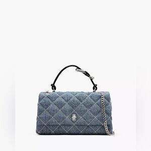 THE QUILTED DENIM DUAL BAG